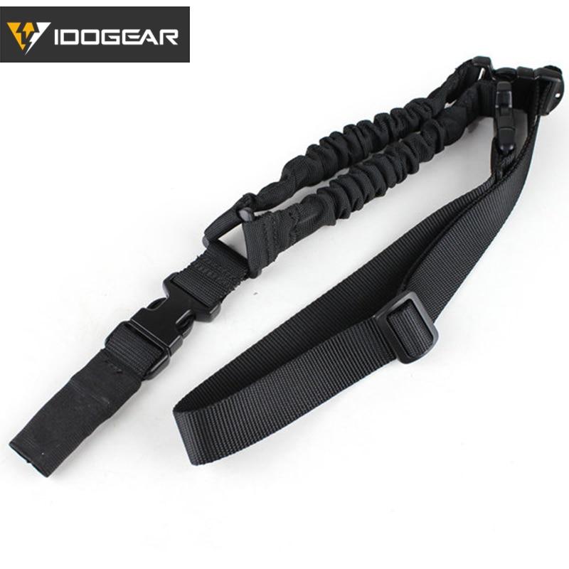 Tactical Single Point Sling Bungee Adjustable Quick Detachable Hook