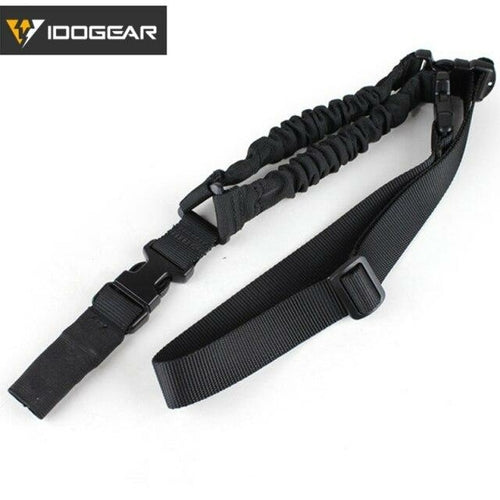 Tactical Single Point Sling Bungee Adjustable Quick Detachable Hook