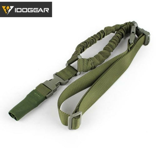 Tactical Single Point Sling Bungee Adjustable Quick Detachable Hook