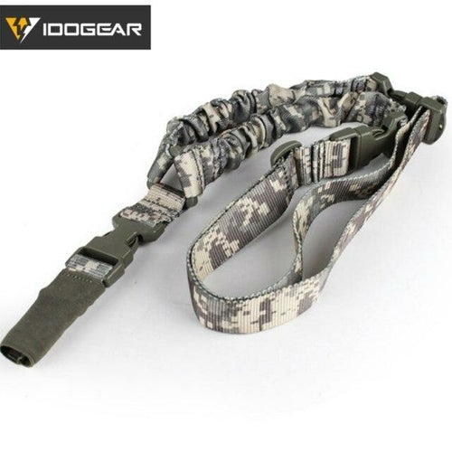 Tactical Single Point Sling Bungee Adjustable Quick Detachable Hook