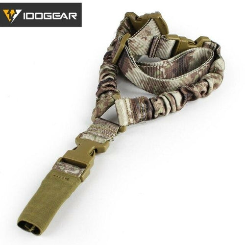 Tactical Single Point Sling Bungee Adjustable Quick Detachable Hook