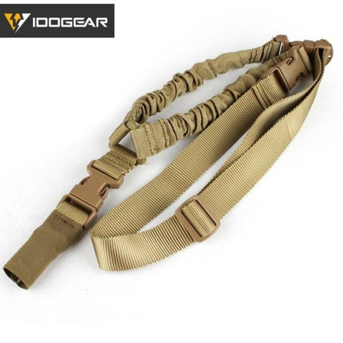 Tactical Single Point Sling Bungee Adjustable Quick Detachable Hook