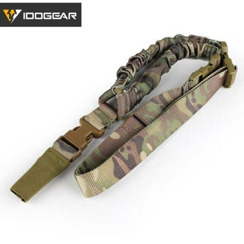 Tactical Single Point Sling Bungee Adjustable Quick Detachable Hook