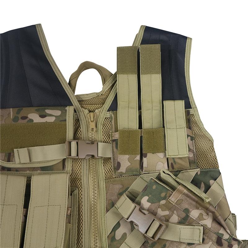 Molle Tactical Army Vest Armor Plate Tactical Airsoft Carrier Vest CP
