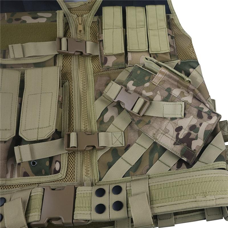 Molle Tactical Army Vest Armor Plate Tactical Airsoft Carrier Vest CP
