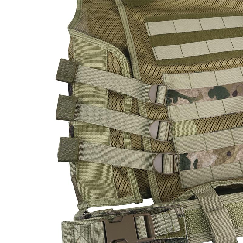 Molle Tactical Army Vest Armor Plate Tactical Airsoft Carrier Vest CP