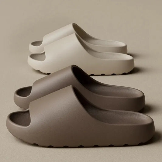Fashion Women Slippers Summer Flat Lightweight EVA Home Bathroom Slippers Comfort Massage Couples Indoor Slides Shower Shoes