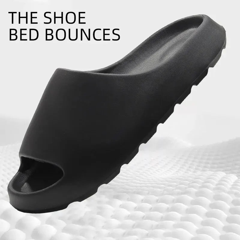 Fashion Women Slippers Summer Flat Lightweight EVA Home Bathroom Slippers Comfort Massage Couples Indoor Slides Shower Shoes